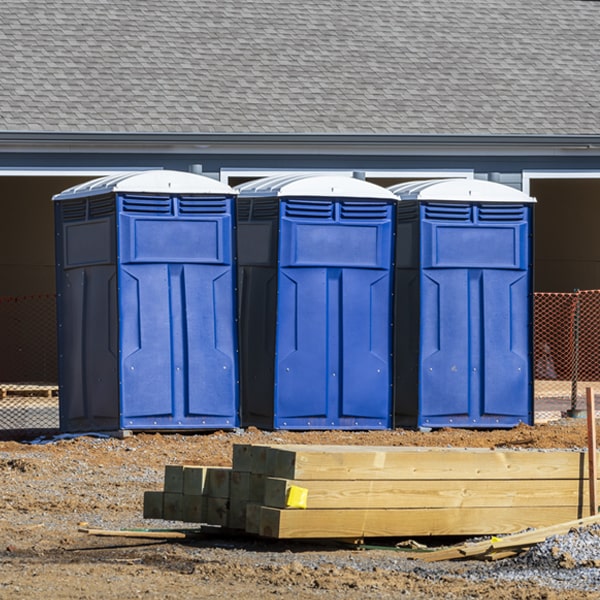 is there a specific order in which to place multiple porta potties in Downing MO